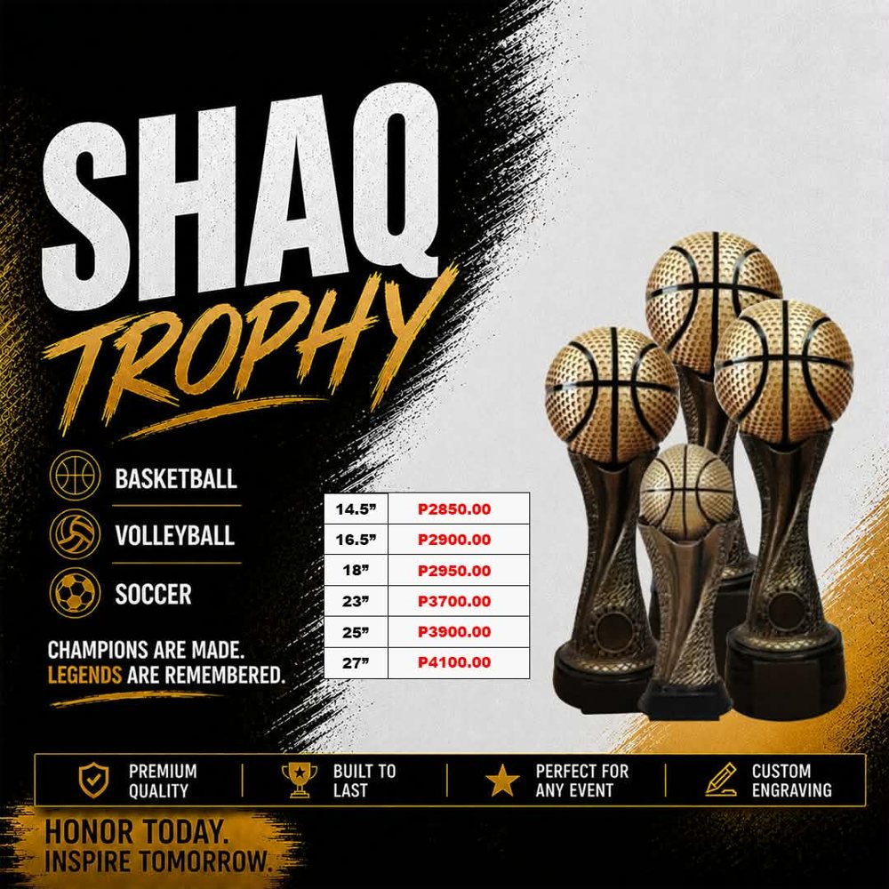 Basketball trophy catalog tall series